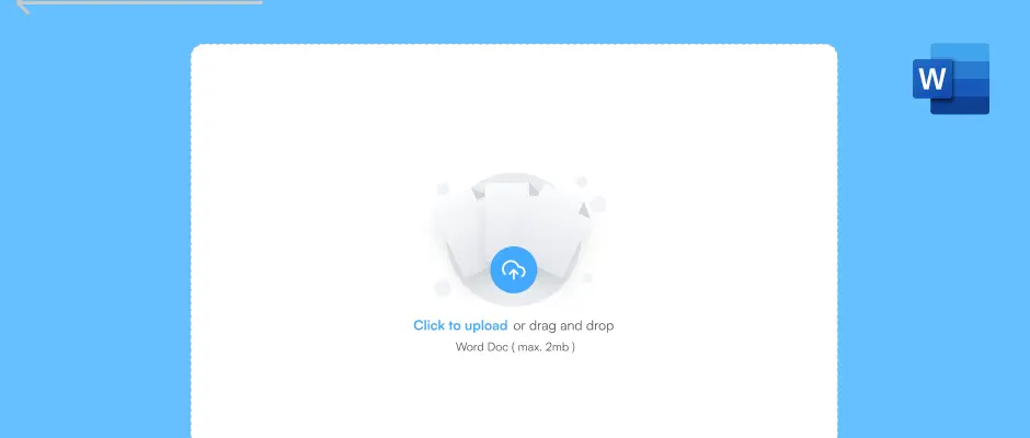 Upload Word Doc