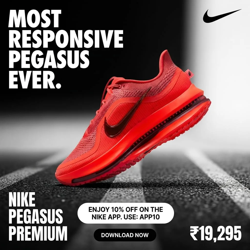Nike Pegasus Premium ad — English